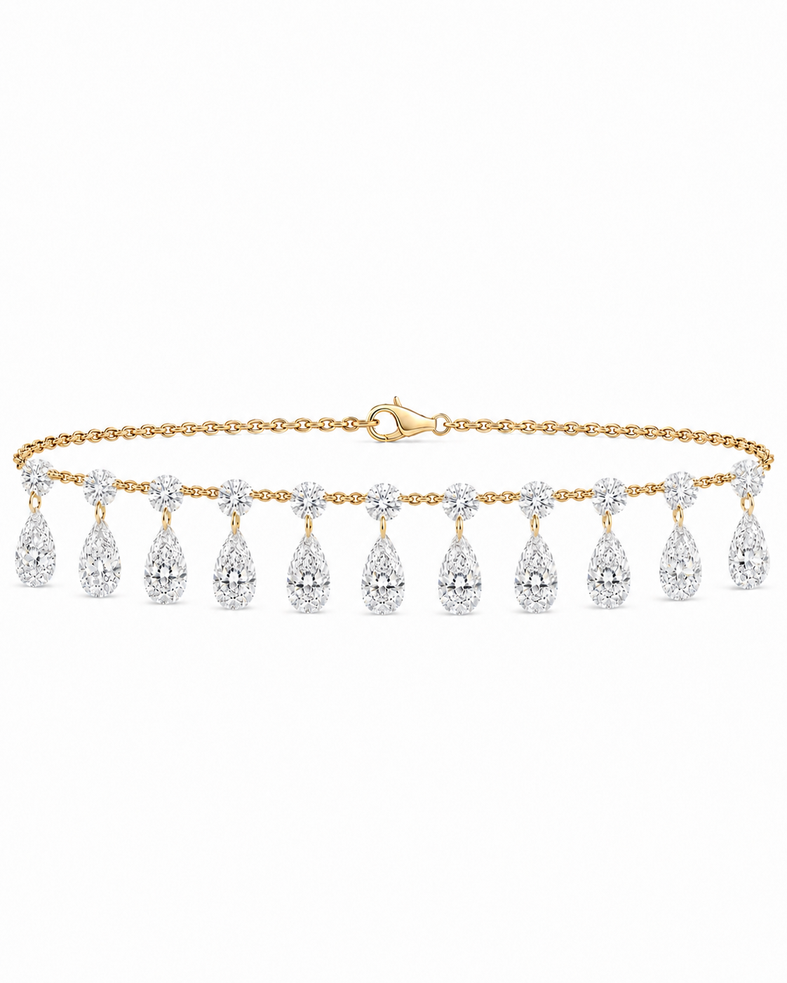 The Celeste Lab Diamond Fringe Bracelet