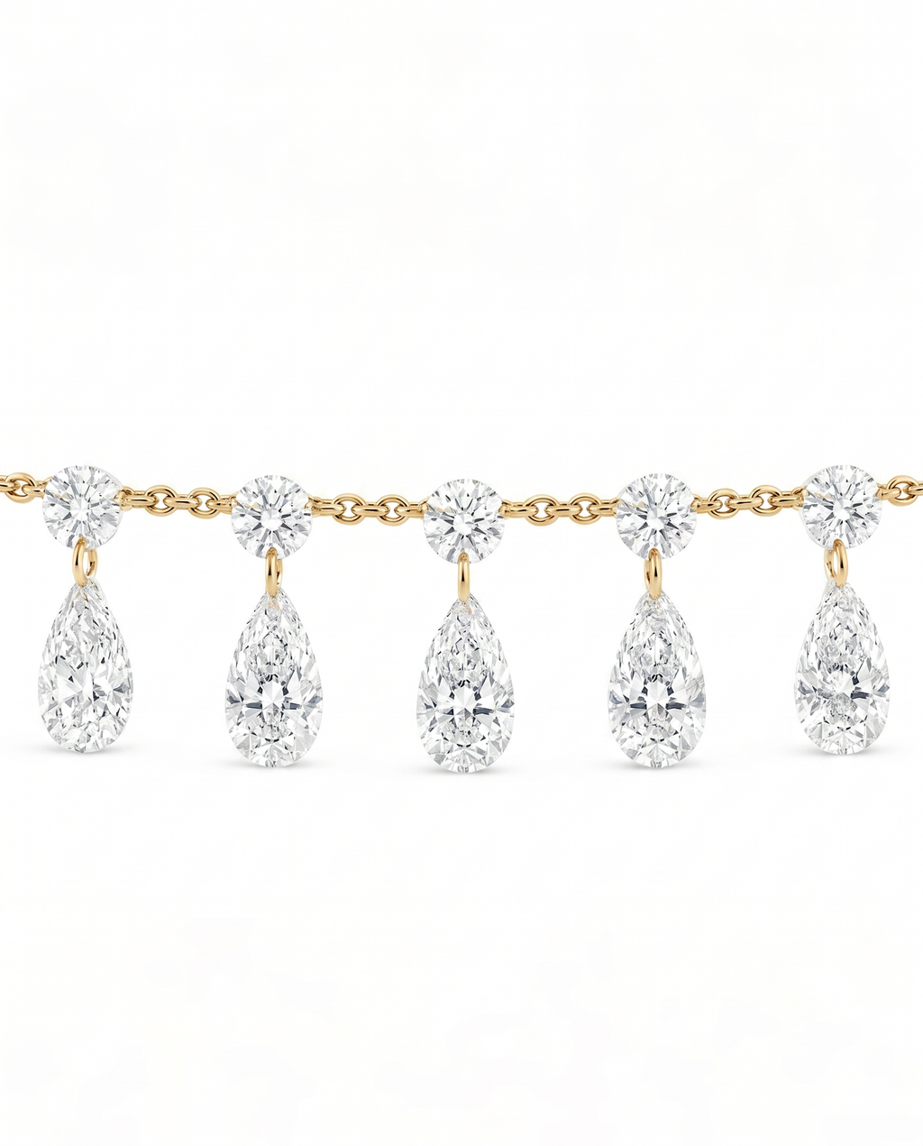 The Celeste Lab Diamond Fringe Bracelet