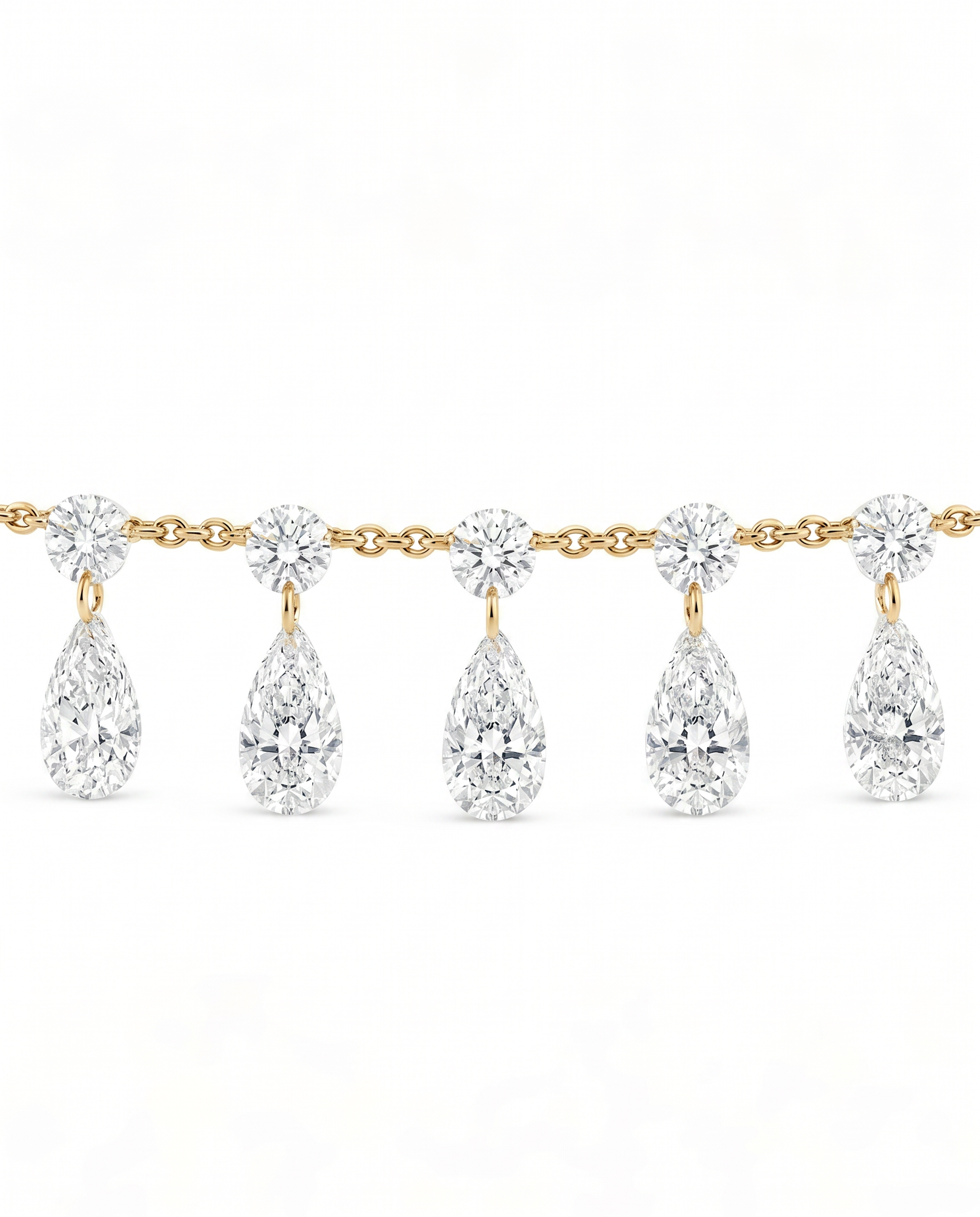 The Celeste Lab Diamond Fringe Bracelet