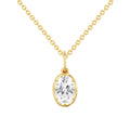 Georgian Oval Pendant (2 ctw)