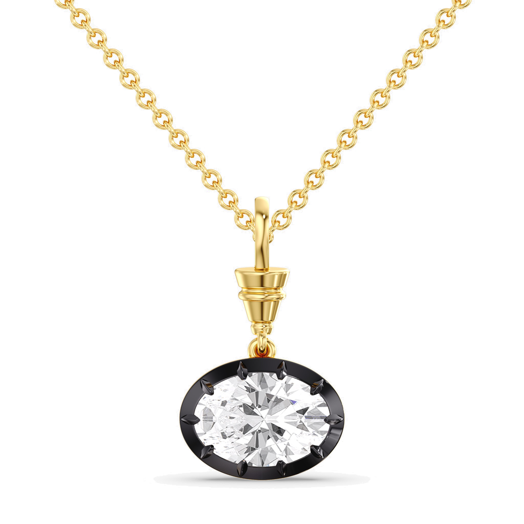 Georgian Lantern Oval Pendant