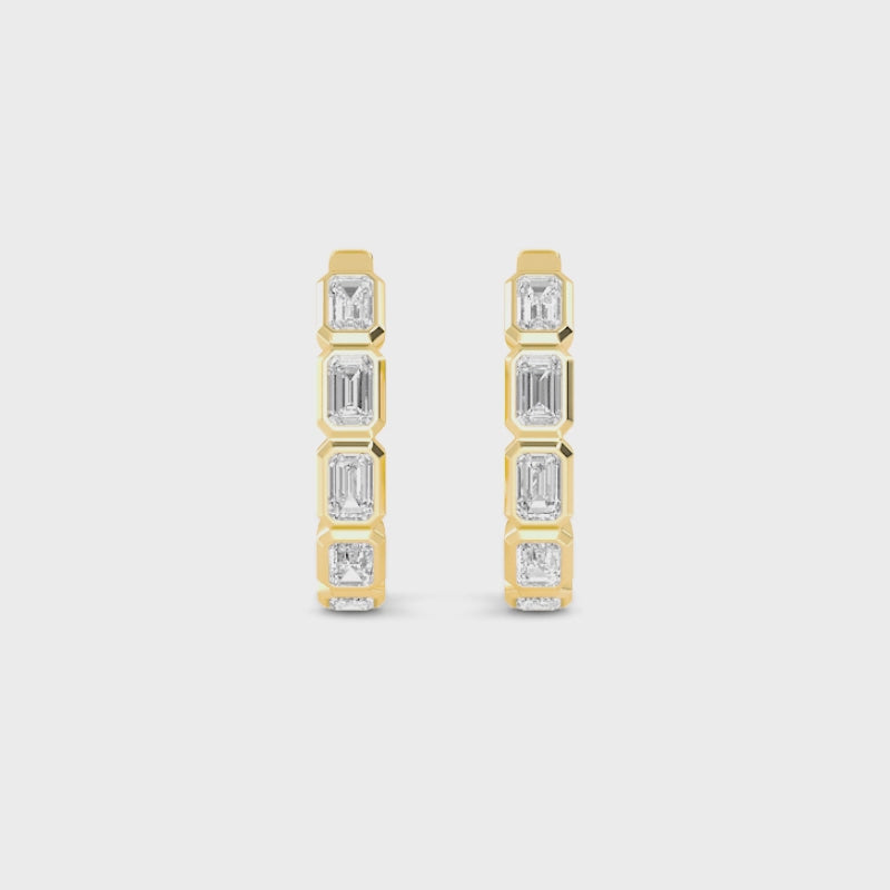 The Avenue Emerald Hoops